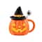Mr. Halloween Lidded Jack-O-Lantern Mug with Spoon
